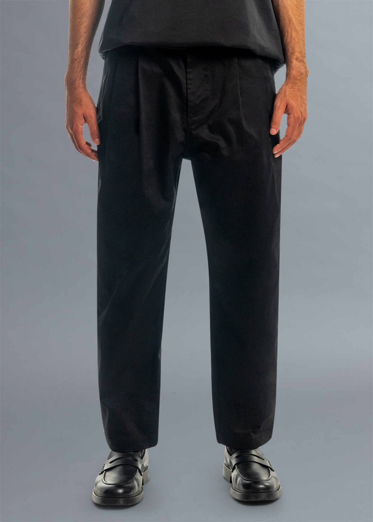 Black Twill: Boxer Fit