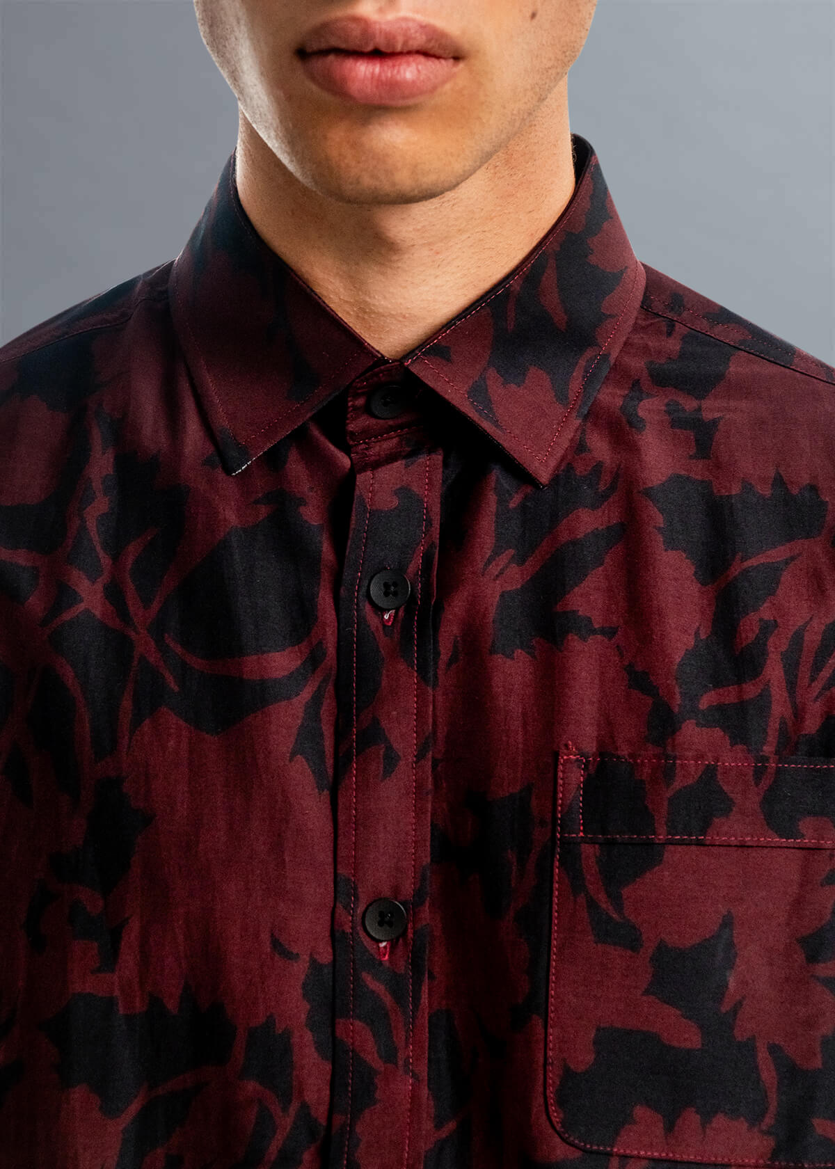 Shadow Blomma Burgundy